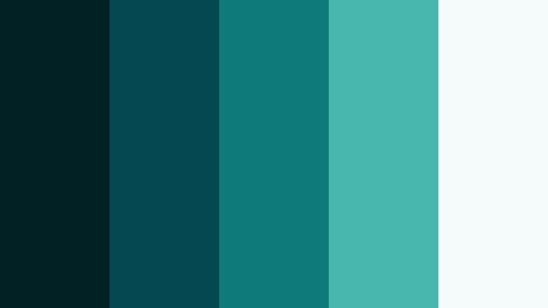 tidal glass horizon cosmic jade color palette with hex codes