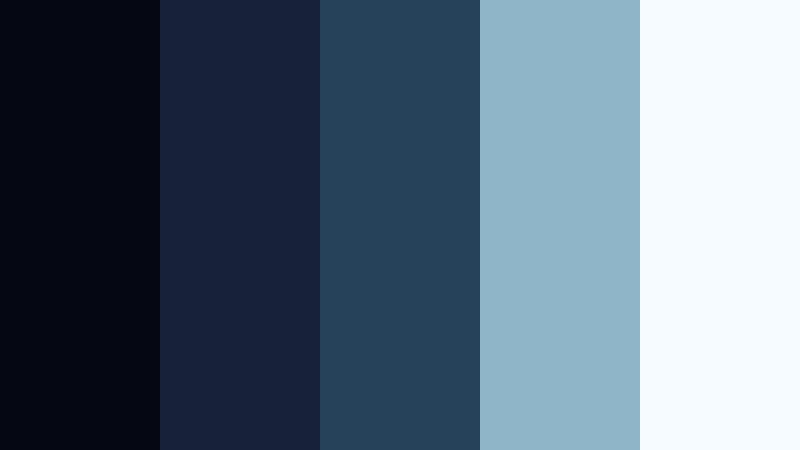 tidal glass noir slate navy color palette with hex codes