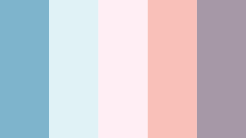 tidal rose whisper soft sea blue color palette with hex codes