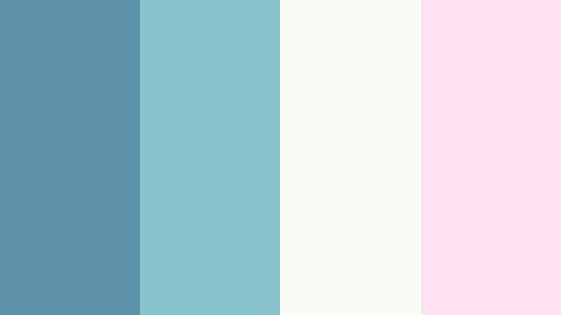 tidal storybook moonstone blue color palette with hex codes