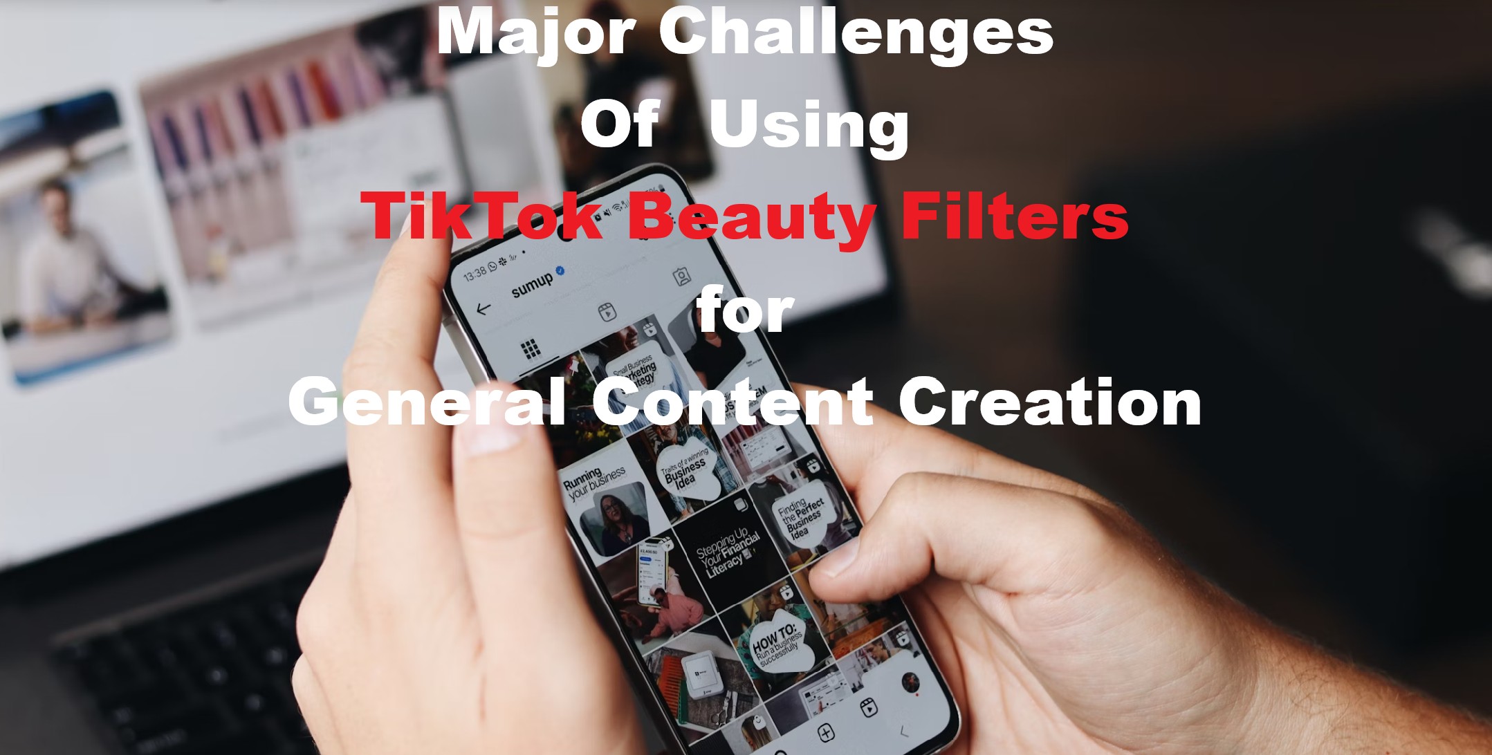 tiktok filter makeup