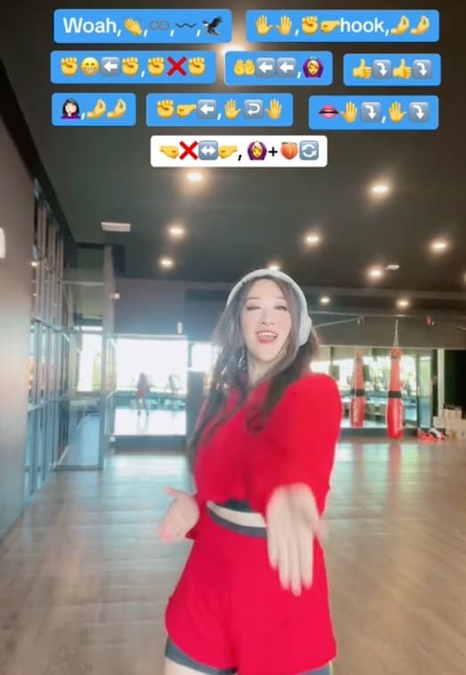tiktok dancing video