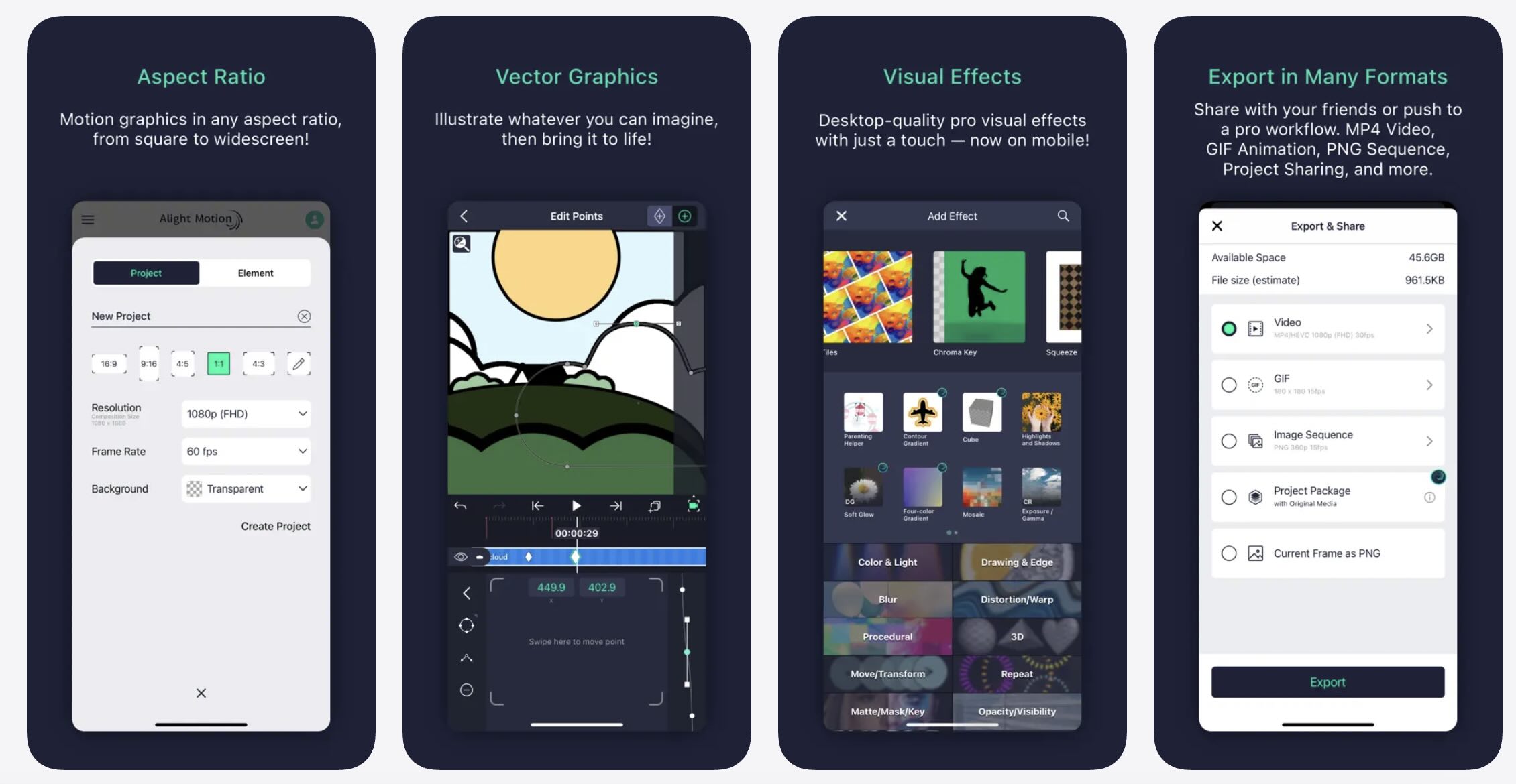 alight motion tiktok editing app