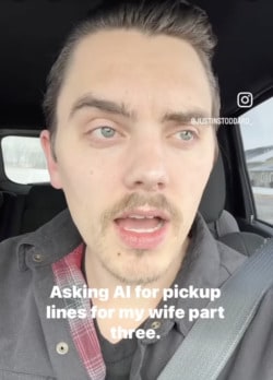 ai pickup lines tiktok funny video