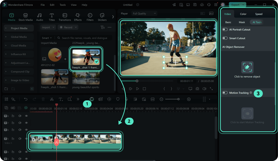 edit tiktok video on filmora desktop