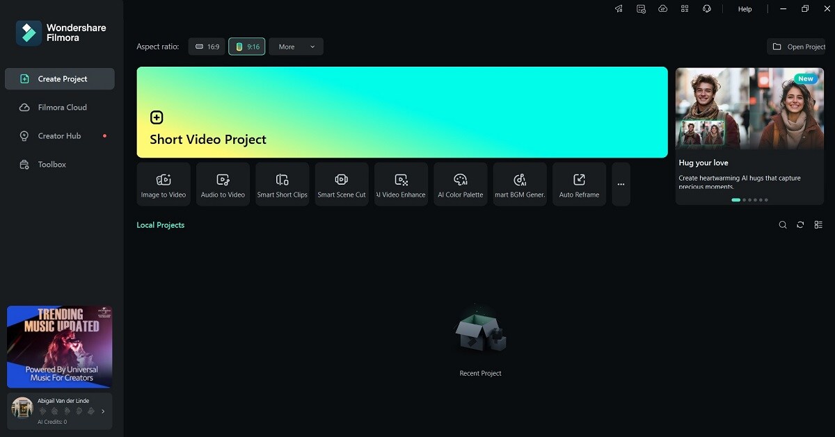 filmora toolbox window