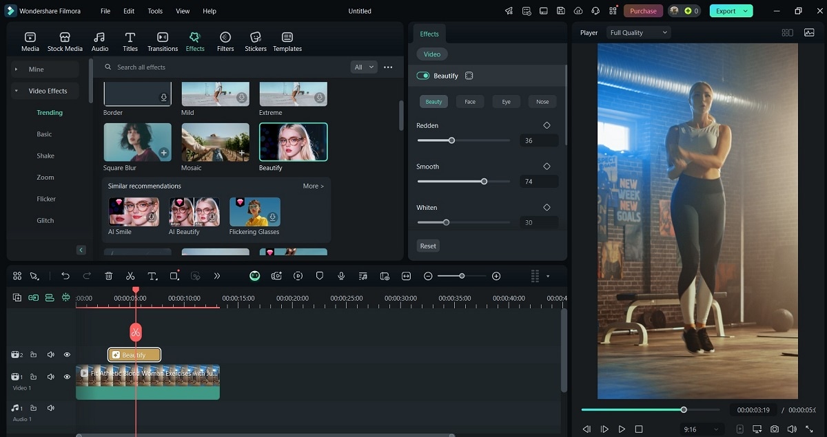 adding effects to content
