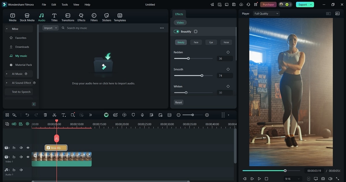 adding audio to content