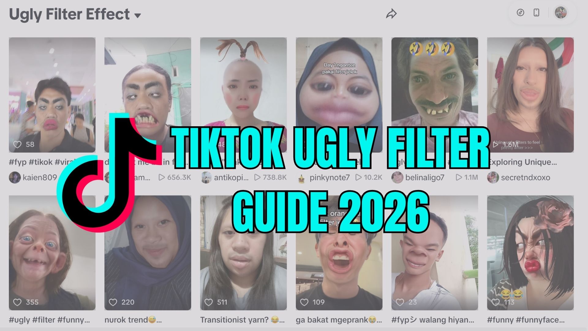 tiktok ugly filter guide 2026