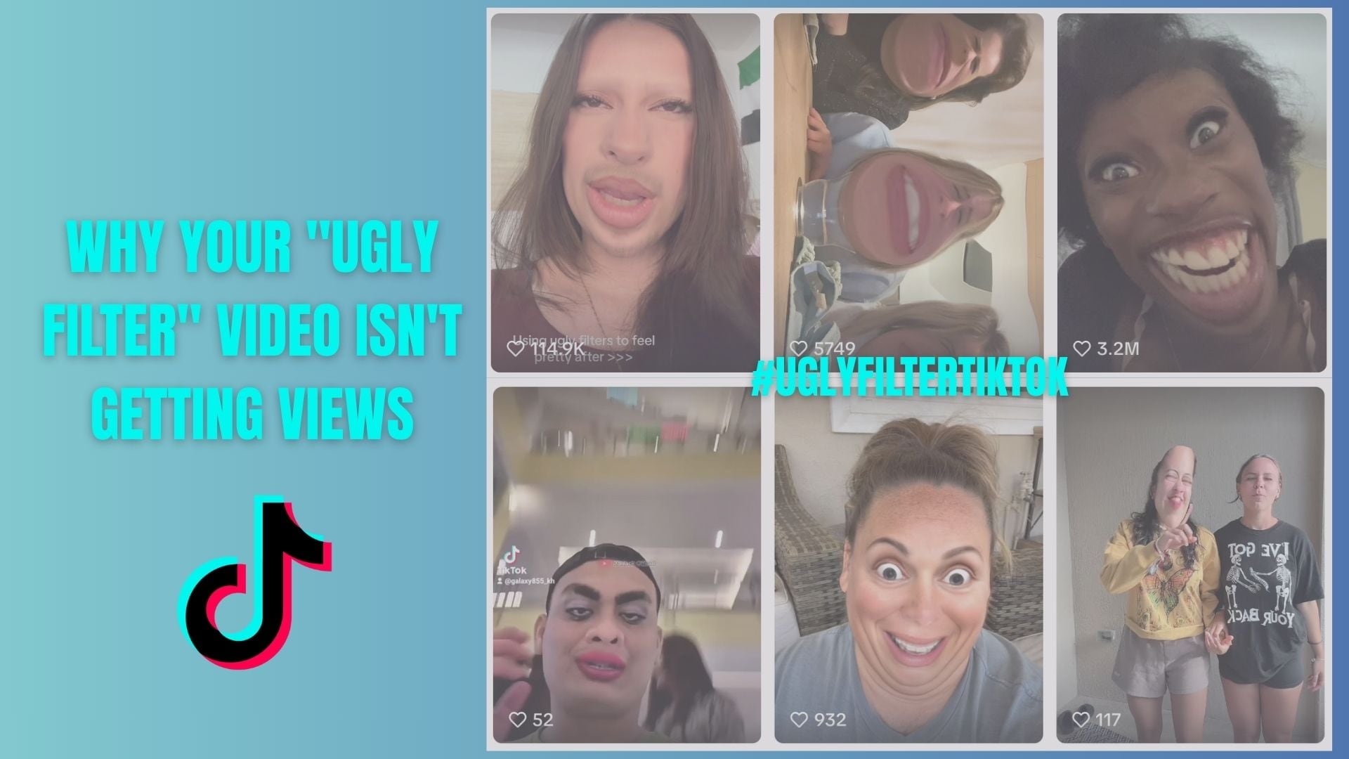 why ugly filter video not getting views