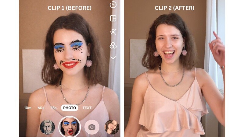 record before after clips