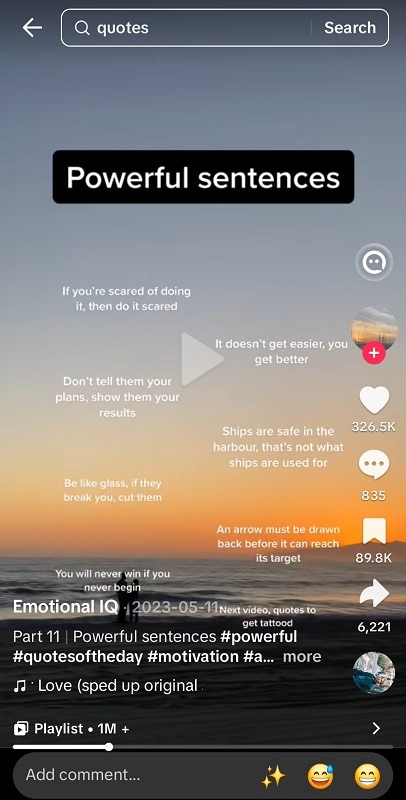 pov tiktok video idea