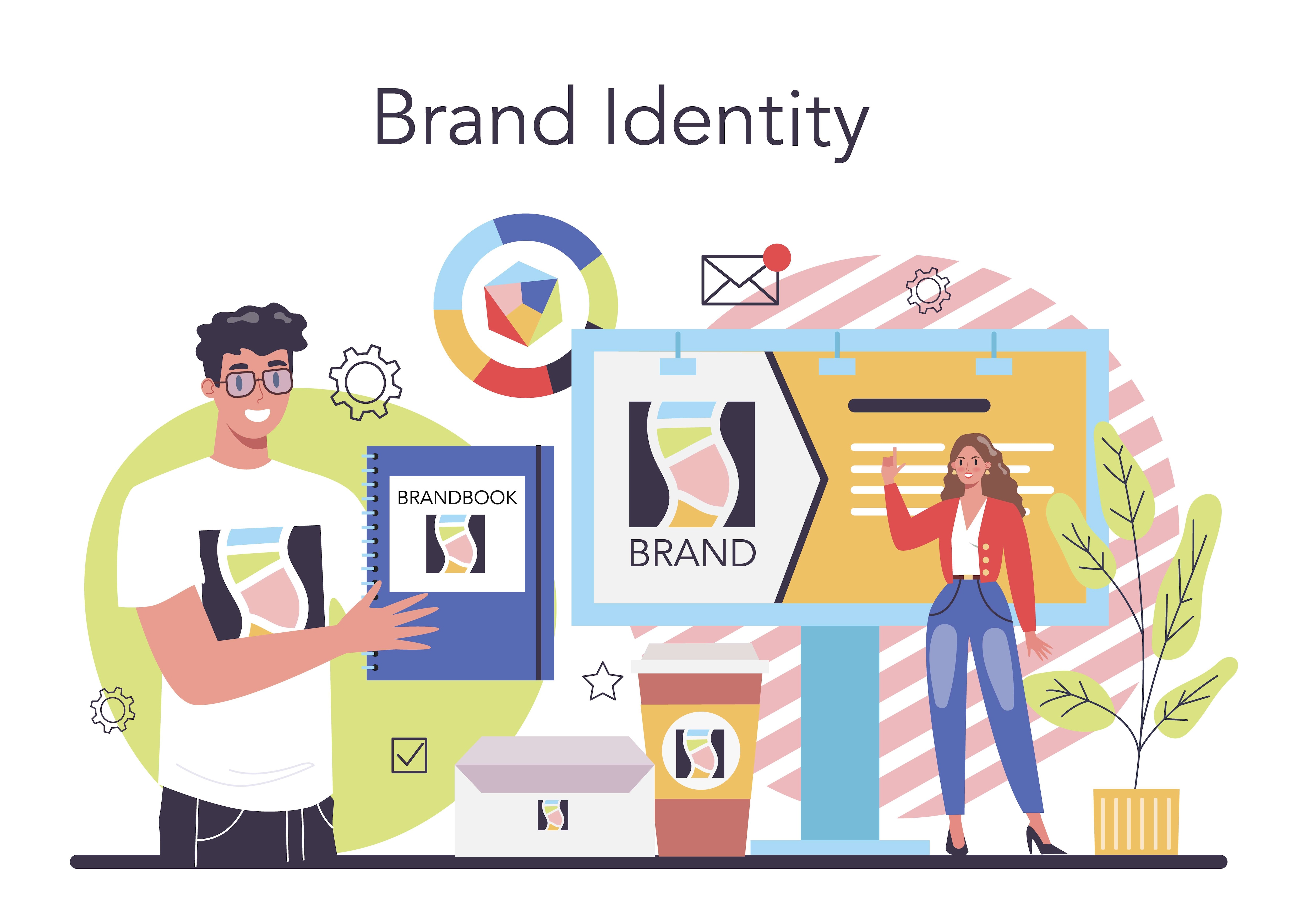 free image explaining brand identity freepik