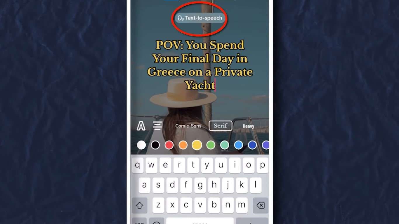 select text-to-speech 
