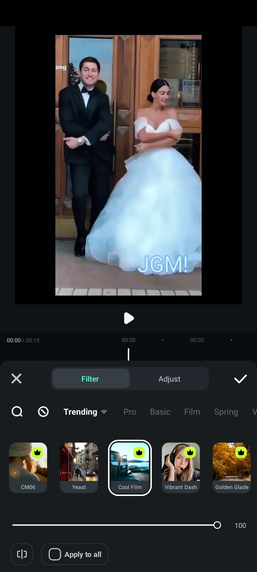 apply different visual effects and transitions to enhance video