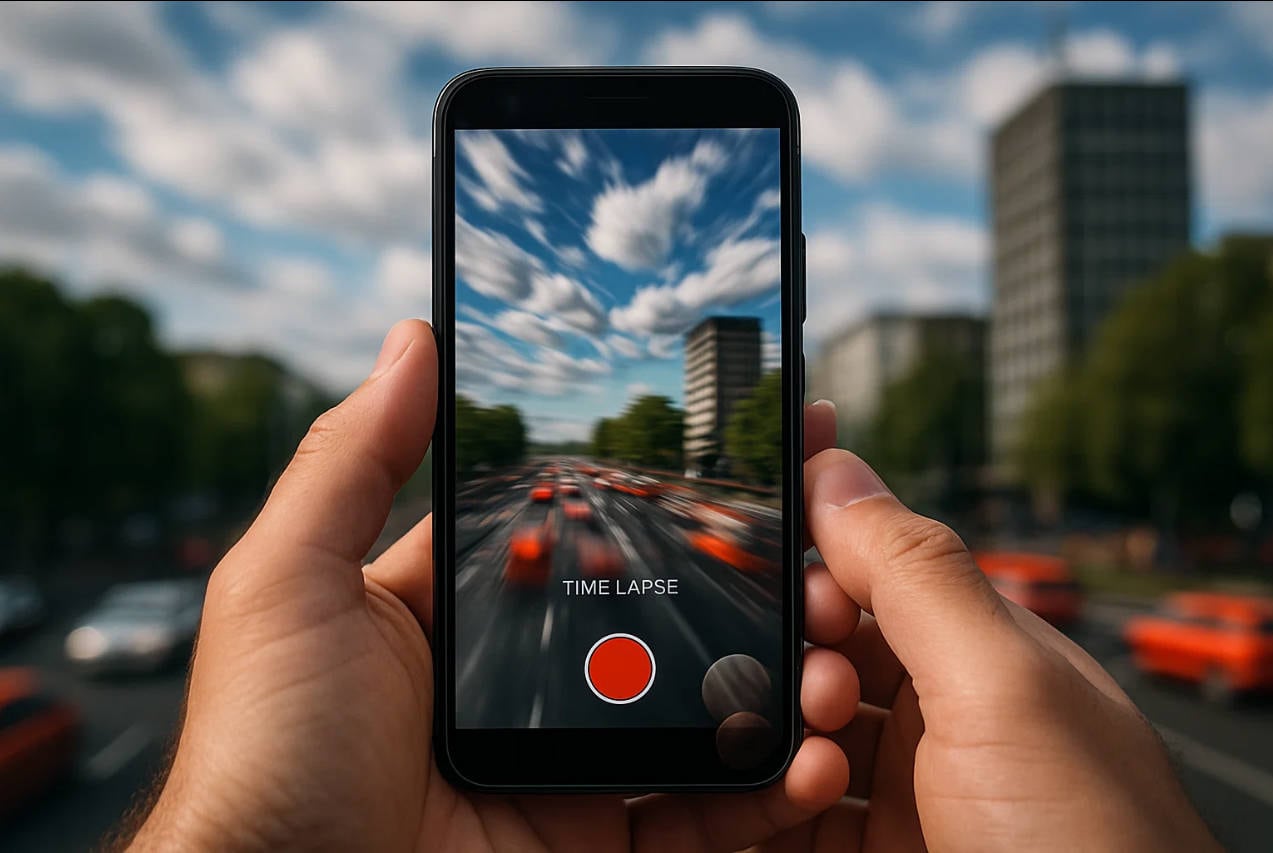 android time-lapse recording