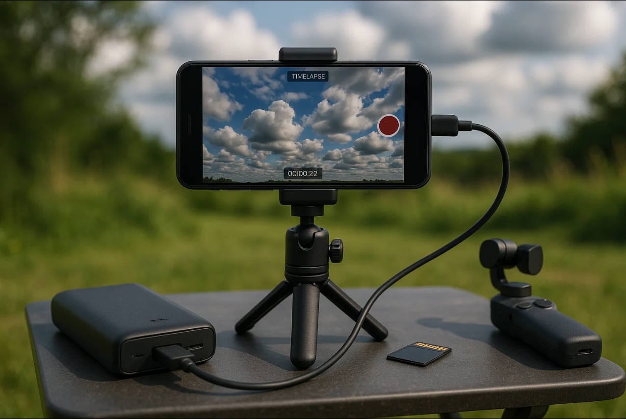 android time-lapse setup