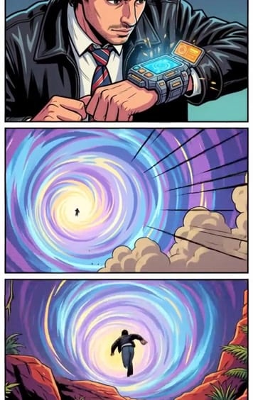 Time Travel Comic Strip