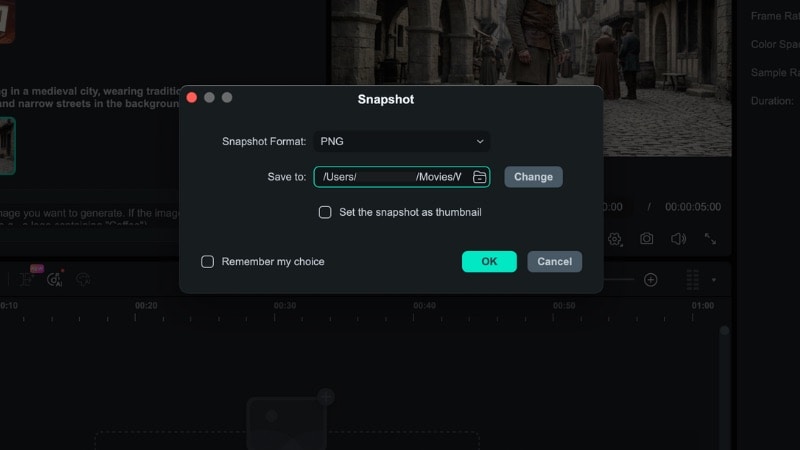 save the result to your device