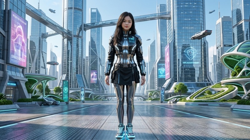 futuristic timelines ai time travel video