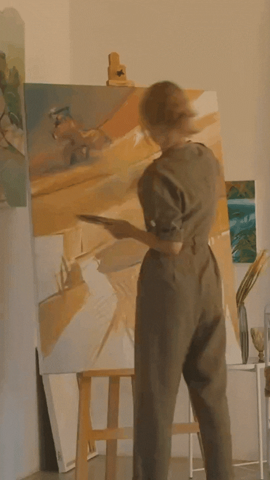 painting timelapse