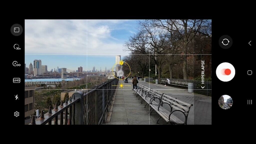 additional features Samsung hyperlapse