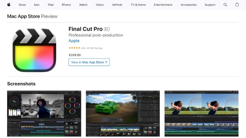 how timeline in final cut pro differs