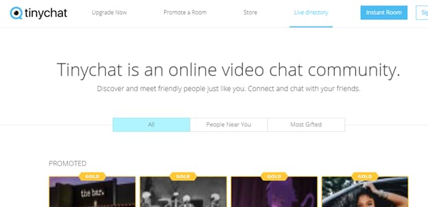 Online video chat - tinychat