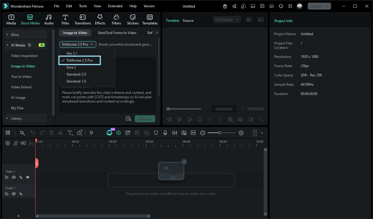 ToMoviee AI étape 2