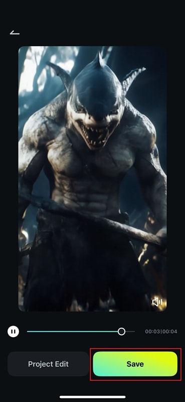 save your ai image to video