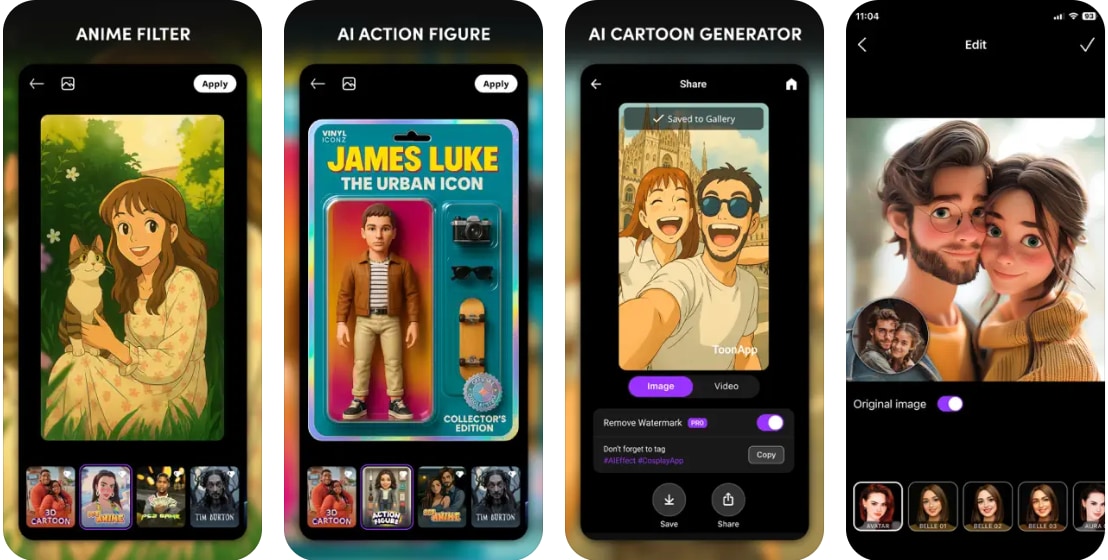 toonapp features