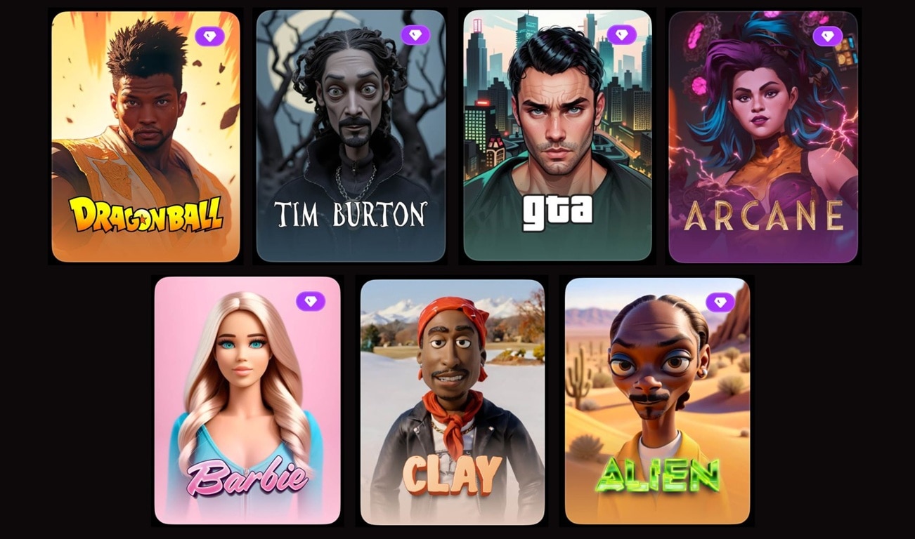 pop culture and themed filters