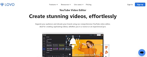 lovo.ai free youtube video editing tool