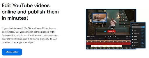 fliexer edits youtube video online