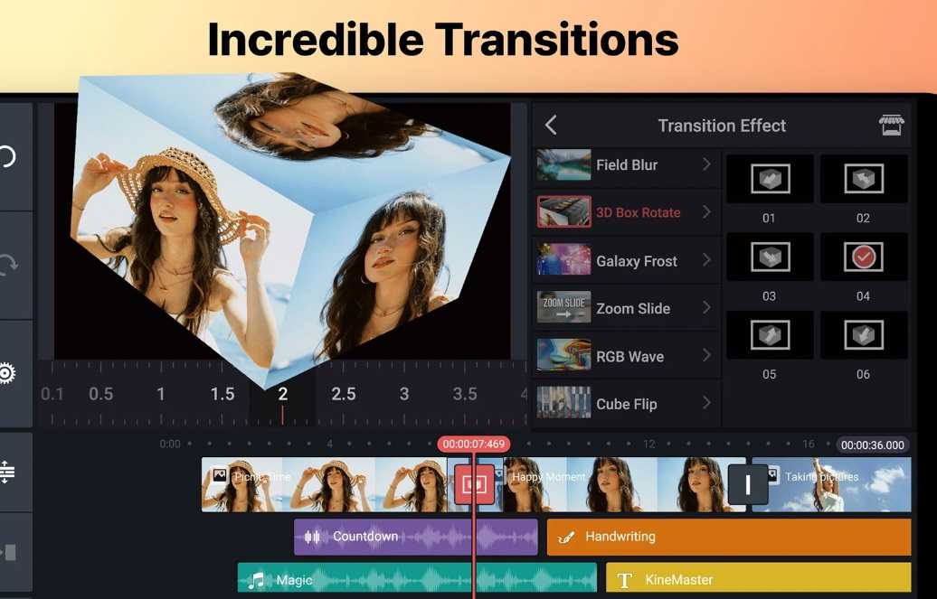 kine master video blur background app