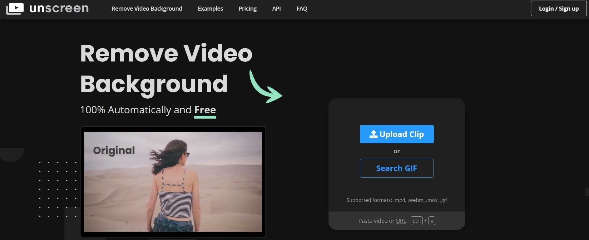 change background video online free unseen