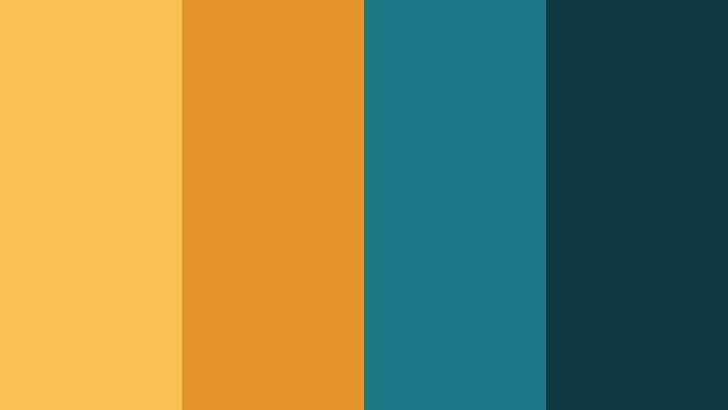 topaz and teal impact golden topaz color palette with hex codes
