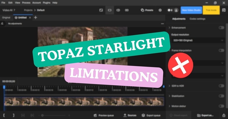 problem with topaz standalone enhancement