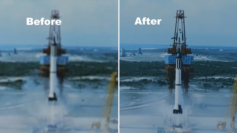 upscale low resolution footage