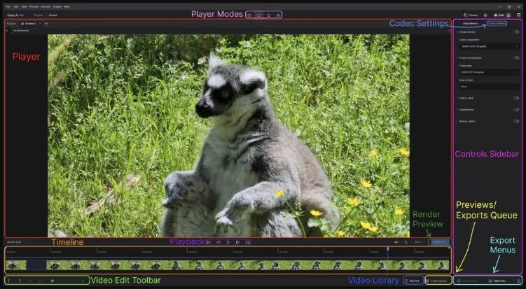 topaz video ai user experience