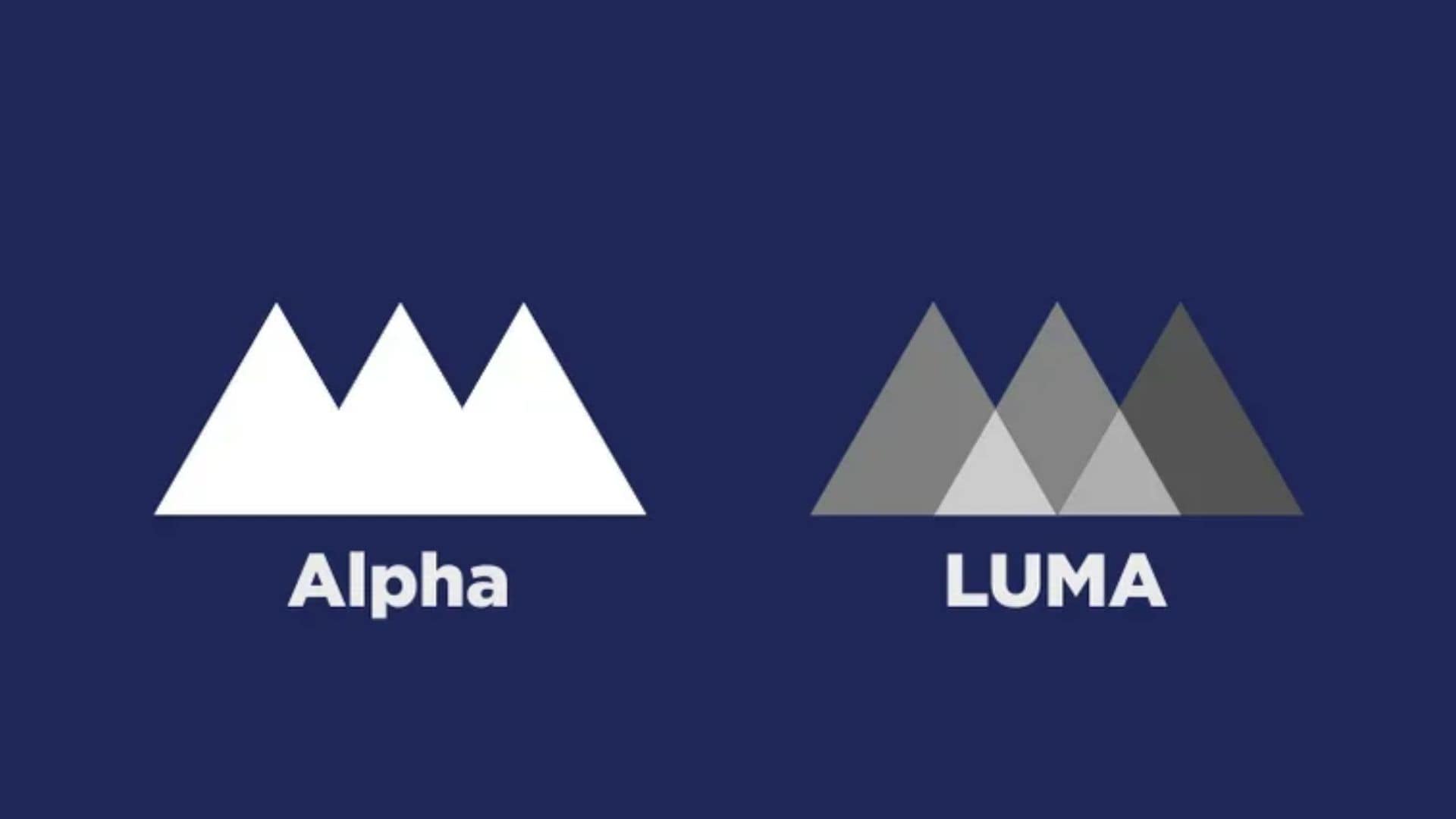 check the matte alpha and luma