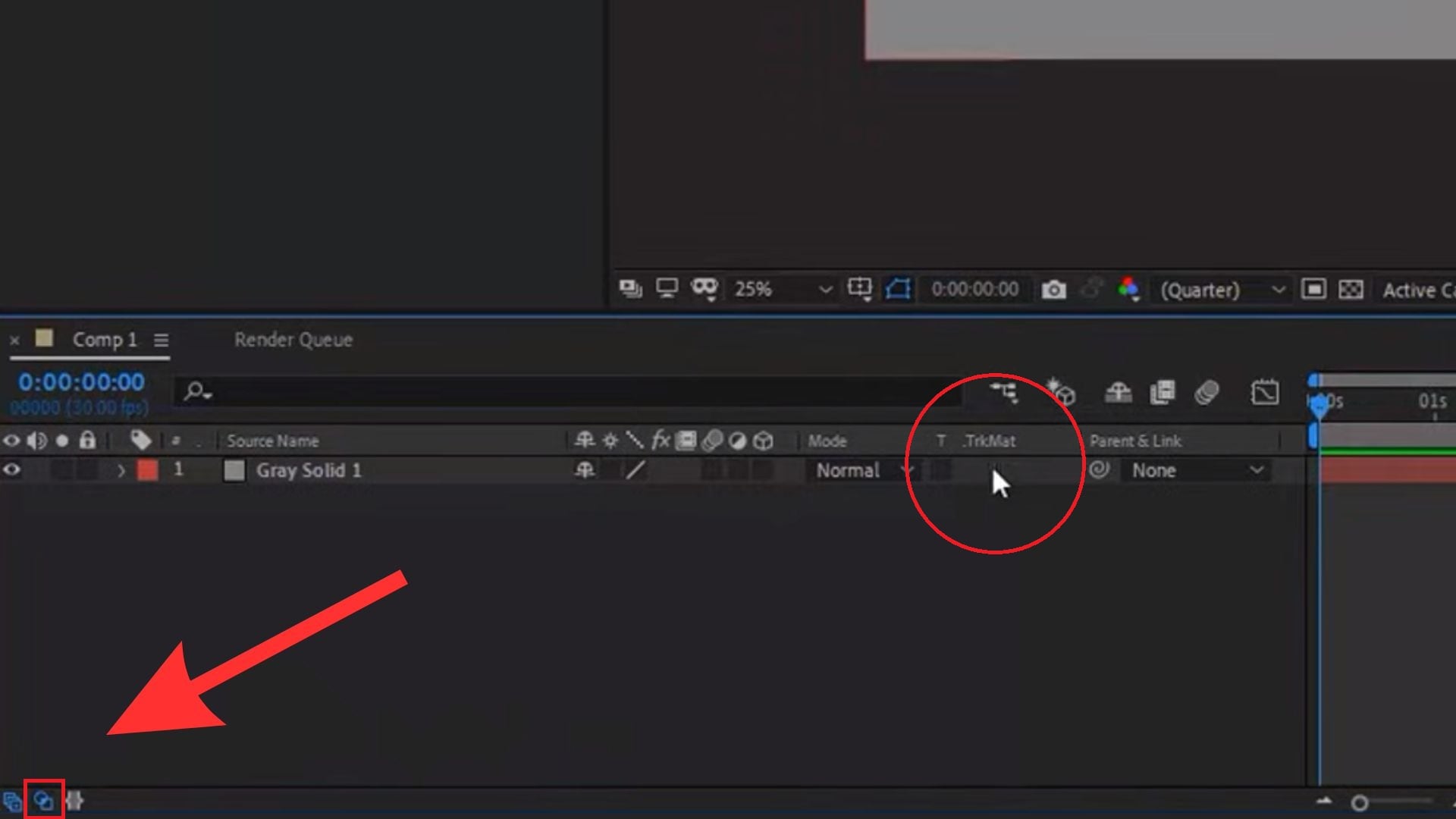 toggle switches/modes button