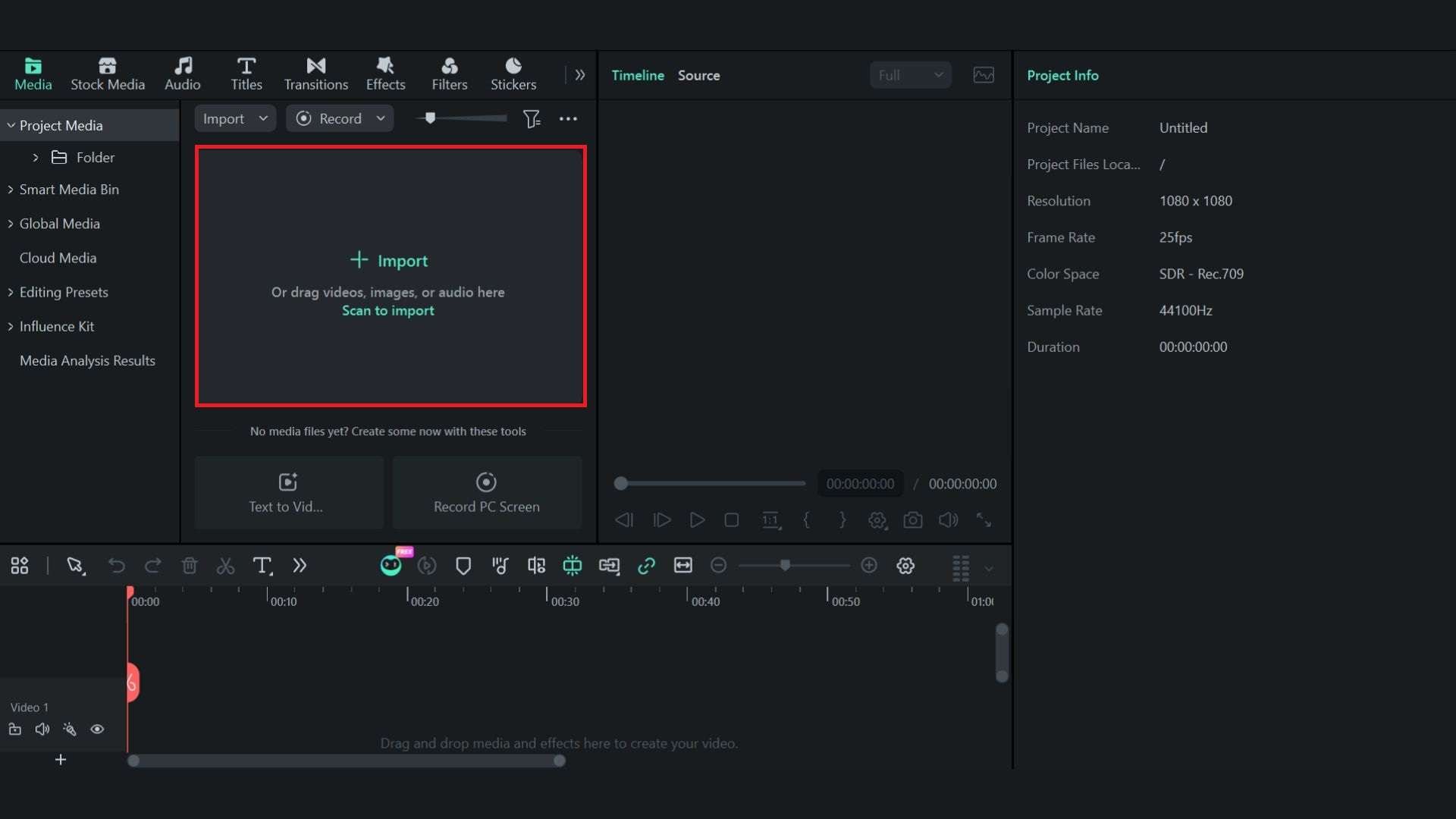 add video to filmora