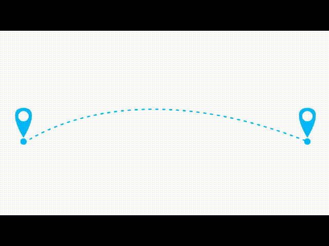 flyover route animation