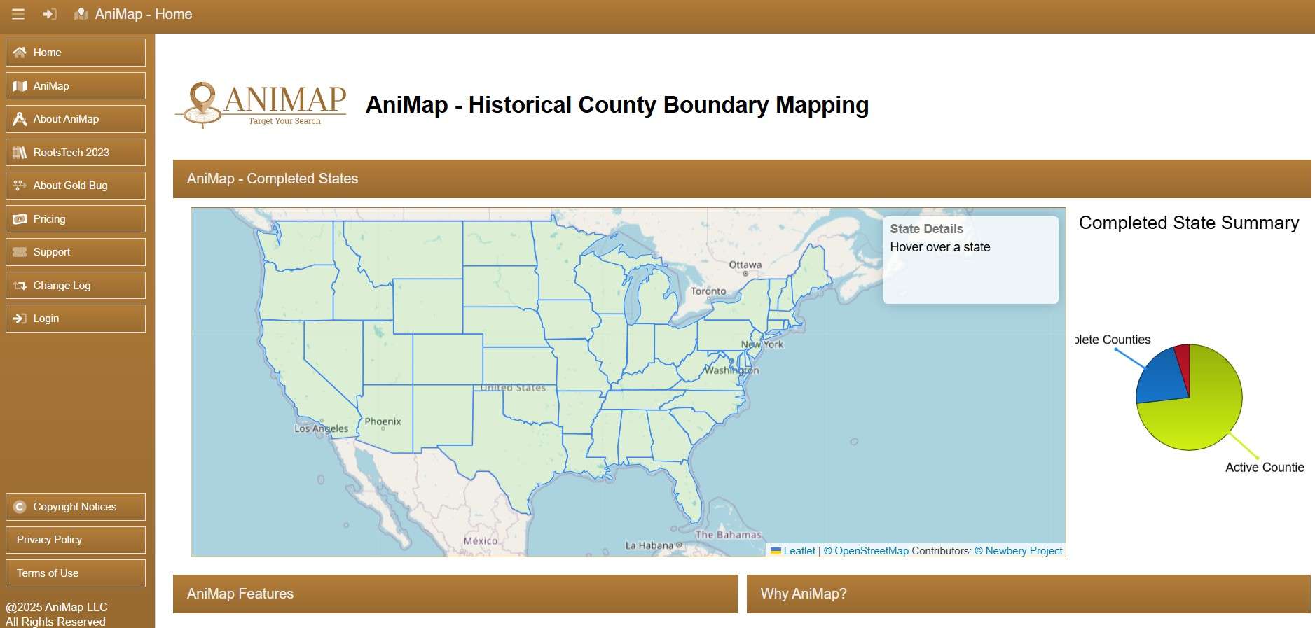 animap main window