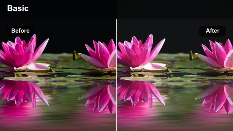 Pastel-toned cinematic shot of a city avenue during daytime