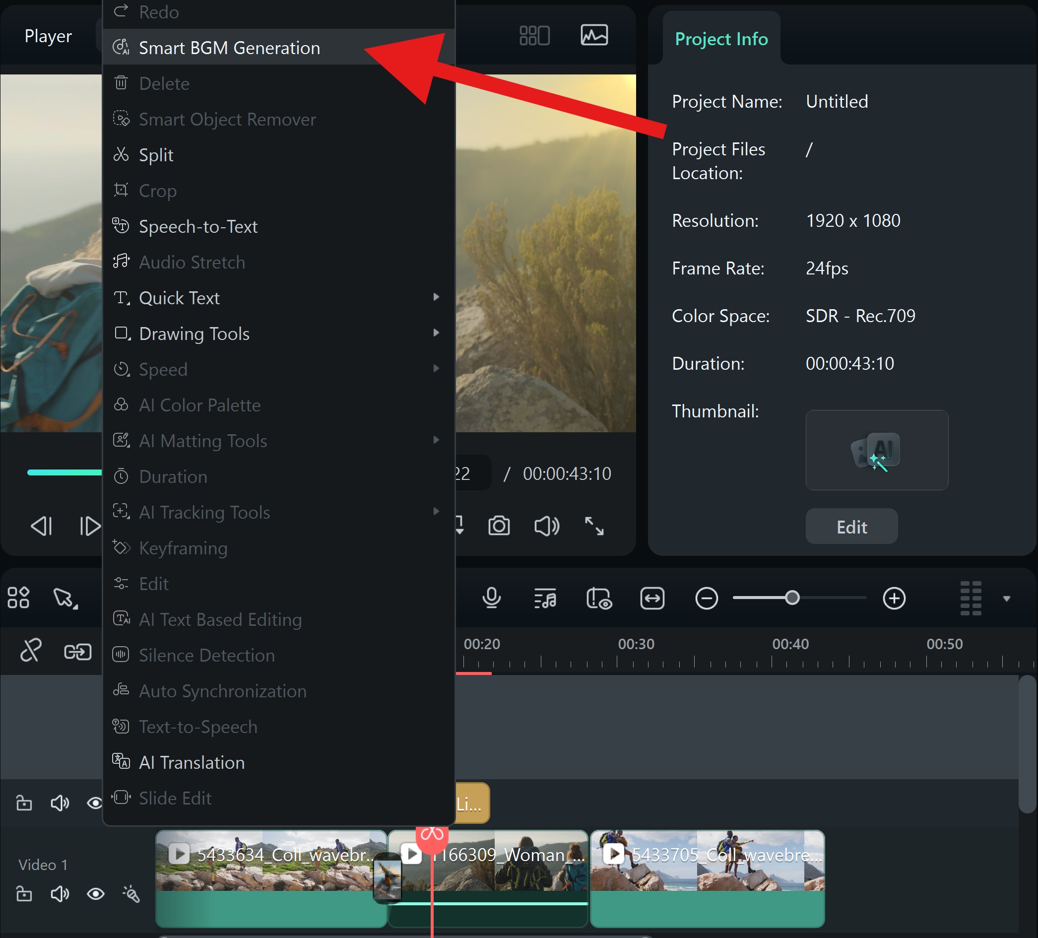 generate background music for travel slideshow