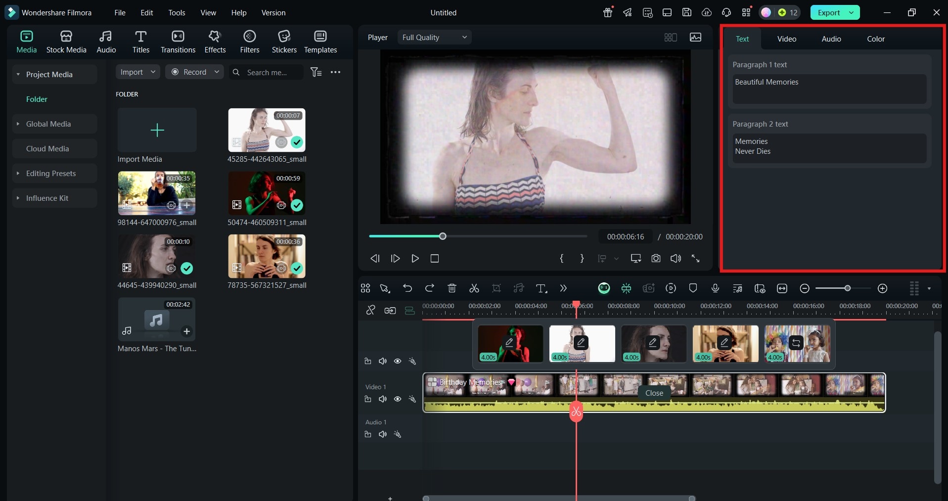 use ai image stylizer filmora desktop
