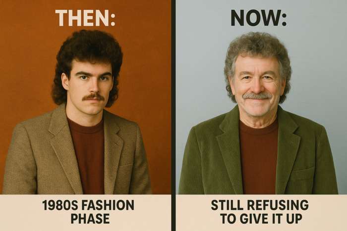 tribute video with then and now comparisons