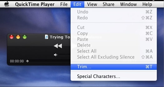 trim video feature in quicktime